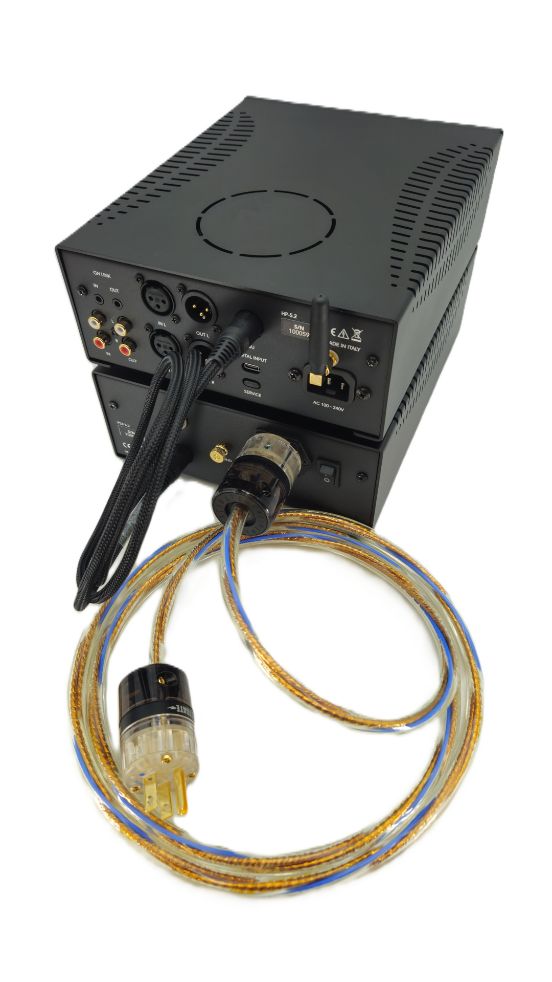 NEW! Gold Note HP-5.2 Headphone Amplifier DAC All in One with PSX-5.2 Power Supply