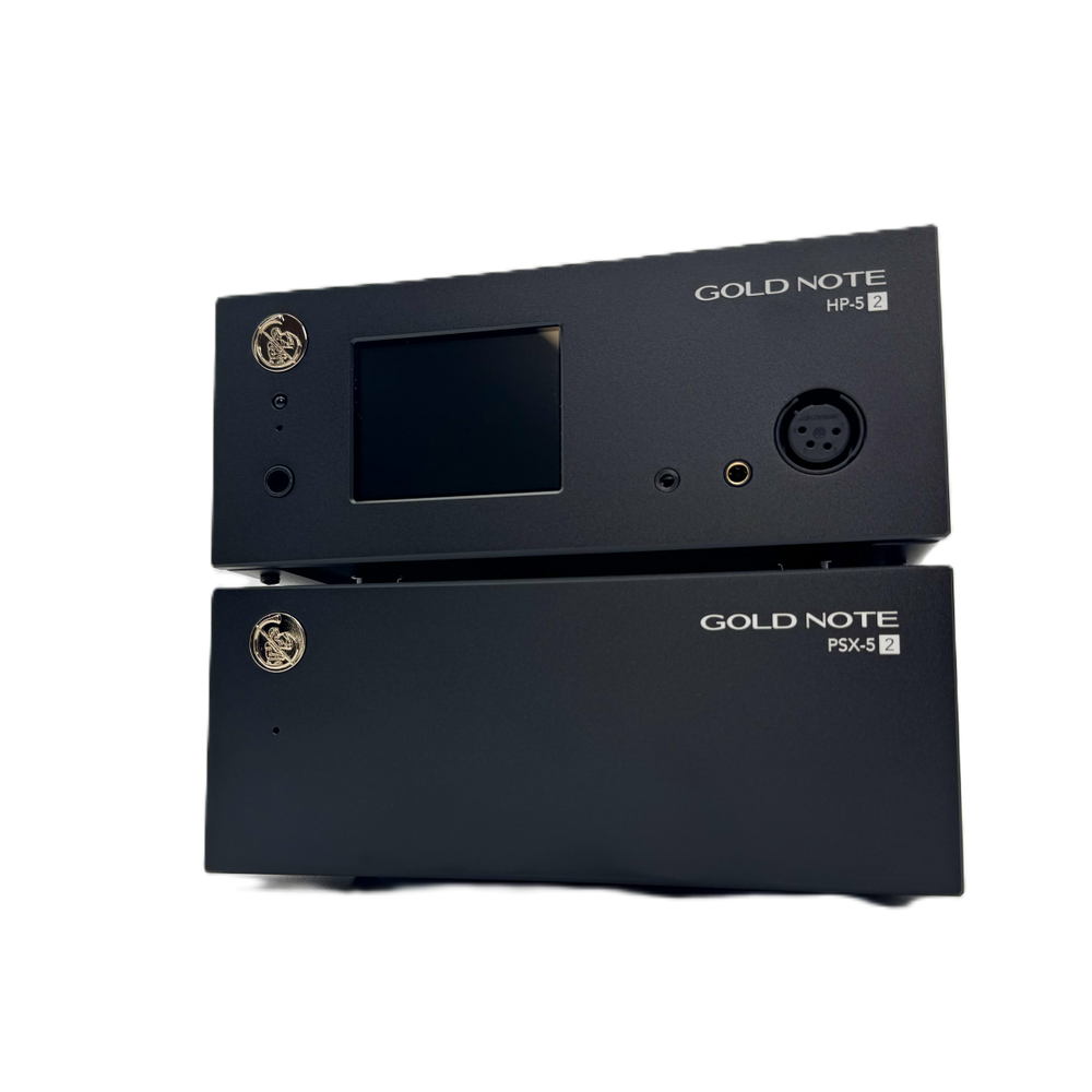 NEW! Gold Note HP-5.2 Headphone Amplifier DAC All in One with PSX-5.2 EVO Power Supply