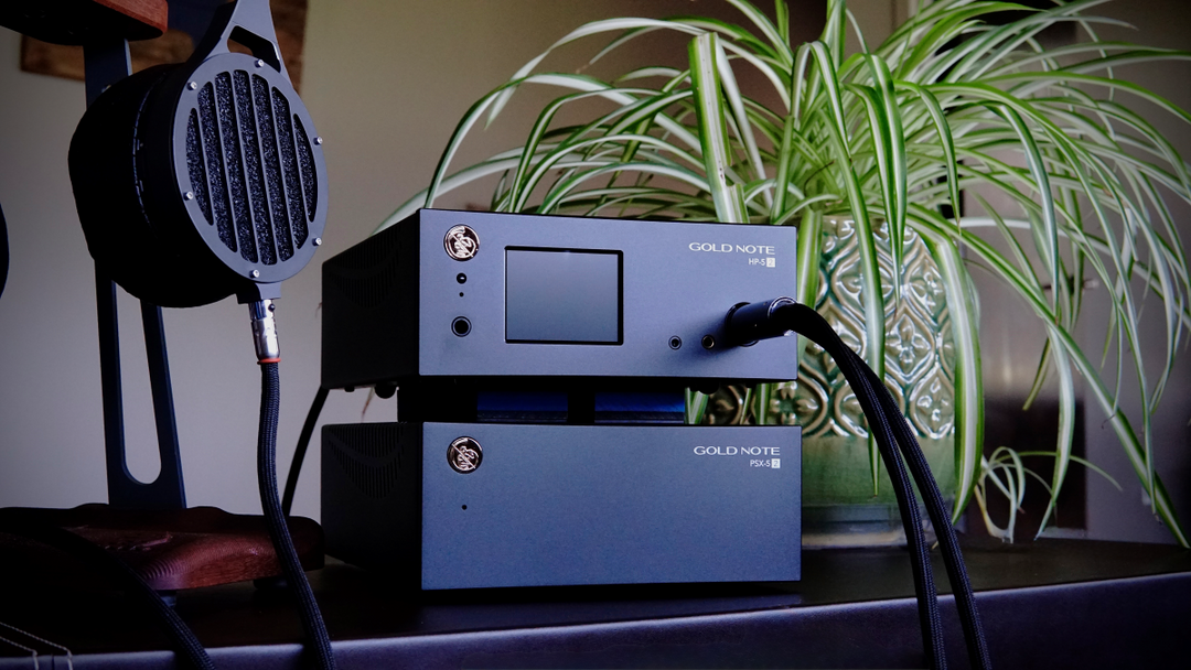 NEW! Gold Note HP-5.2 Headphone Amplifier DAC All in One with PSX-5.2 EVO Power Supply