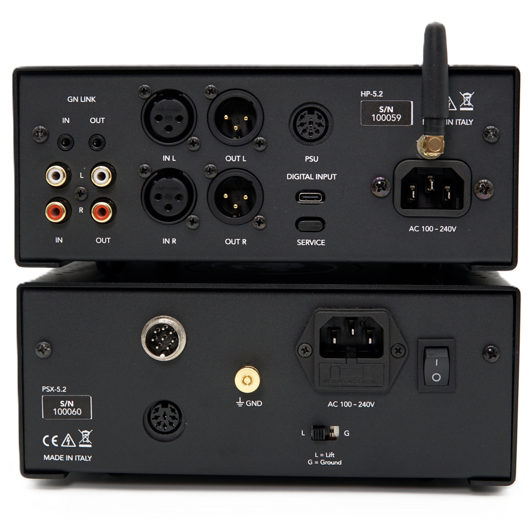 NEW! Gold Note HP-5.2 Headphone Amplifier DAC All in One with PSX-5.2 EVO Power Supply
