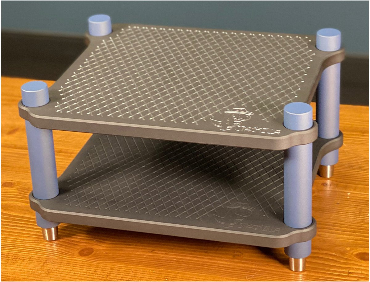 Audio Rack For Audio Isolation StackZilla Custom Audio Equipment Isolation 2 Shelf Rack – ABYSS Headphones