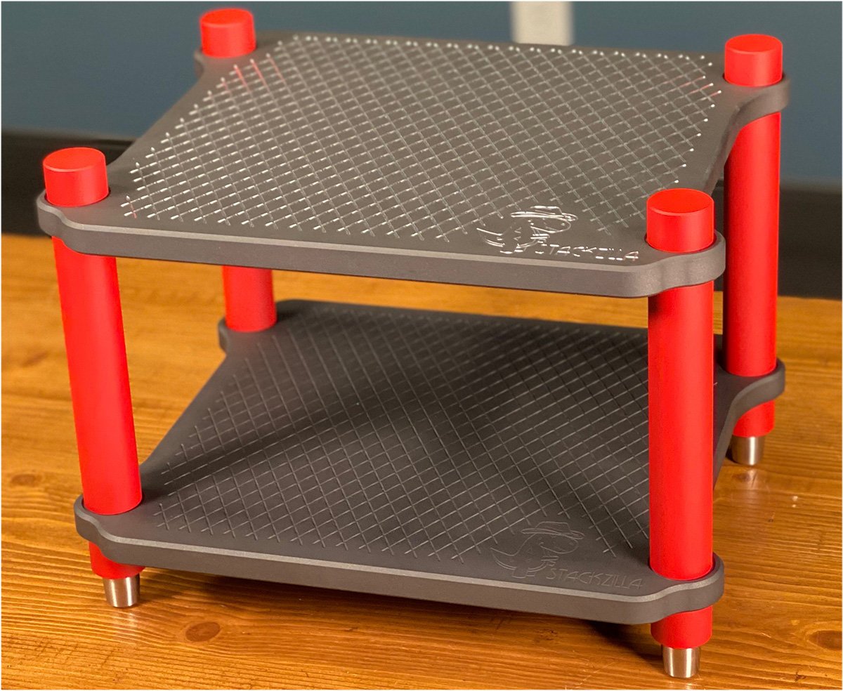 StackZilla Custom Audio Equipment Isolation 2 Shelf Rack – ABYSS Headphones